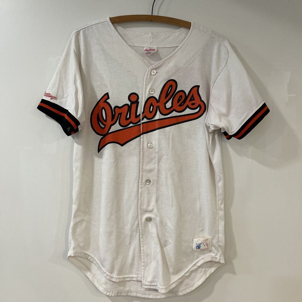 1980's Baltimore Orioles Vintage Authentic MLB‎ Jersey Size M Rawlings Stitched